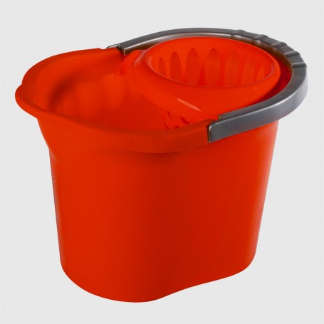 Secchio con Strizzatore Smart Rosso
