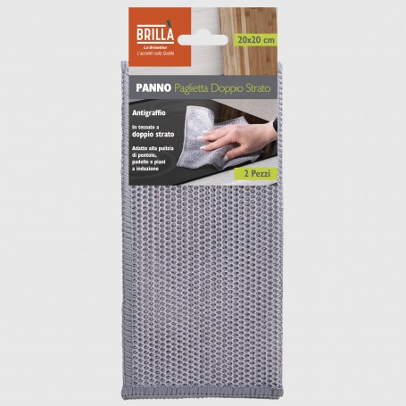 Panno paglietta - Doppio strato - 2pz