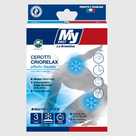 Cerotti Criorelax - 3 pz - 8x13 cm