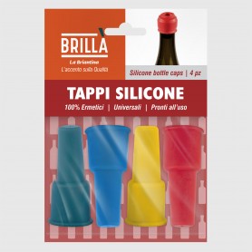 Tappi ermetici in silicone - 4 pz
