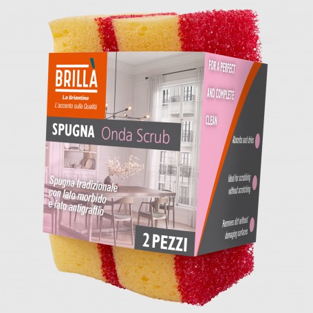 Spugna Onda Scrub - 2 pezzi
