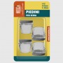 Piedini per sedia trasparenti con feltro - diam. 25 mm