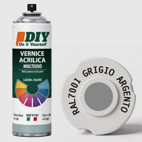 Smalto acrilico RAL7001 - Grigio Argento