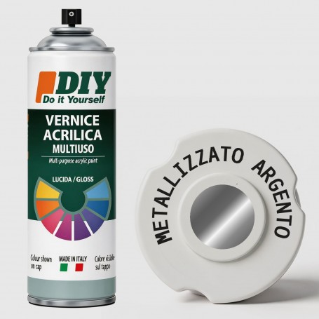 Smalto acrilico - Metallizzato Argento