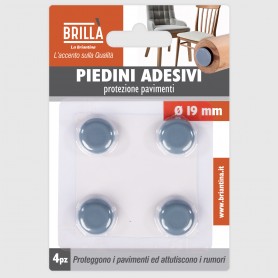 Piedini adesivi - dia. 19 mm - 4 pz