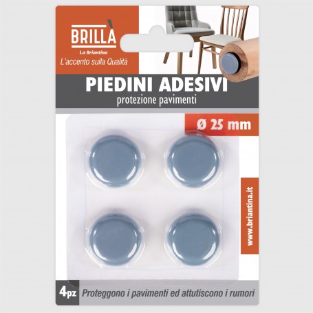Piedini adesivi - dia. 25 mm - 4 pz