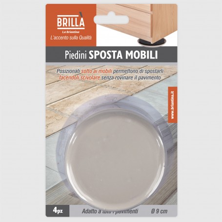 Piedini sposta mobili - 4 pz