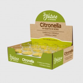 Candela vasetto alla citronella