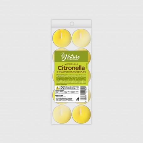 Moccoli alla citronella - 10 pz