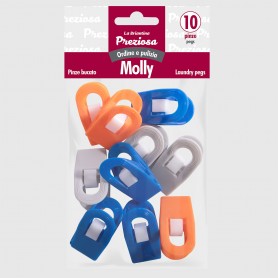Pinze bucato Molly - 10 pz