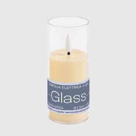 Candela elettrica Glass - 10.5 cm