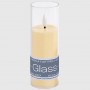 Candela elettrica Glass - 14.5 cm