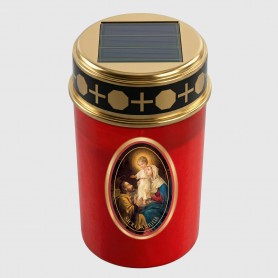 Lumino Sacra Famiglia con pannello solare