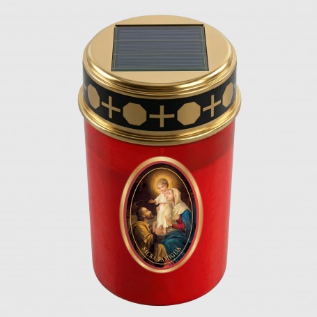 Lumino Sacra Famiglia con pannello solare