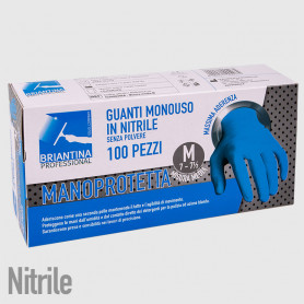 Guanti Manoprotetta - Nitrile - M - 100PZ