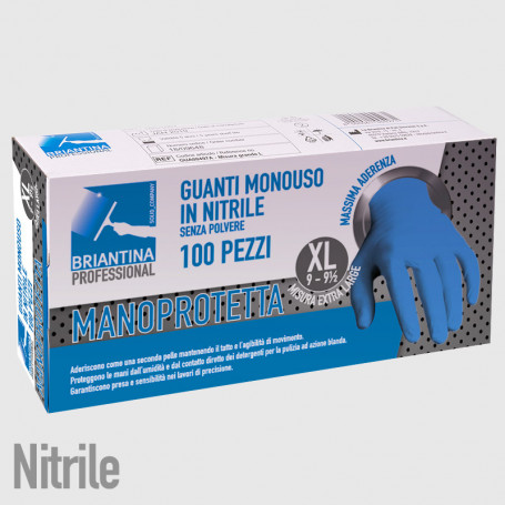 Guanti Manoprotetta - Nitrile - XL - 100PZ