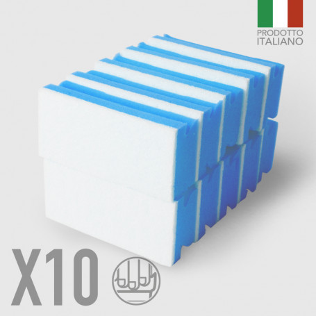 Spugne Salvamani Mimì 10 pz - Blu