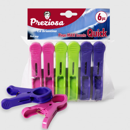 Pinze bucato Quick - 6 pz