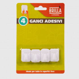 Ganci adesivi - 4 pz