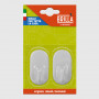 Ganci adesivi ellisse - 2 pz