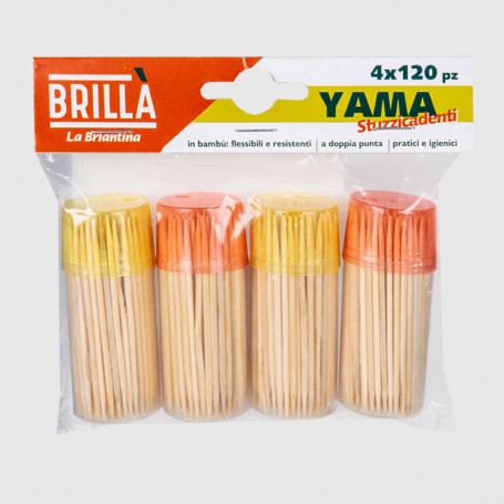 Stuzzicadenti Yama Risparmio 4 x 120 pz