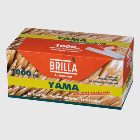 Stuzzicadenti Yama in busta singola - astuccio 1000 pz