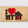 Zerbino cocco Love my home - 40x70 cm