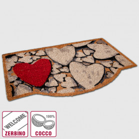 Zerbino cocco Palau sagomato - 40x75 cm