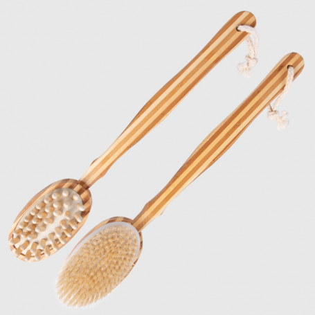 Spazzola lavaschiena in bamboo Massage