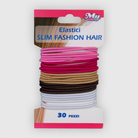 Elastici capelli Slim Fashion Hair - 30pz