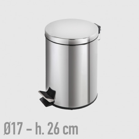 Pattumiera a pedale Cylinder - 3 litri
