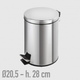 Pattumiera a pedale Cylinder - 5 litri