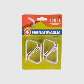 Fermatovaglia bianchi- 4 pz