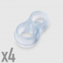 Fermaporta da maniglia - 4 pz