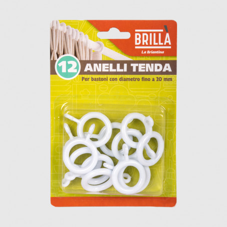 Anelli per tenda - 12 pz