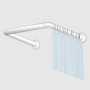 Bastone doccia angolare a U - 3 lati