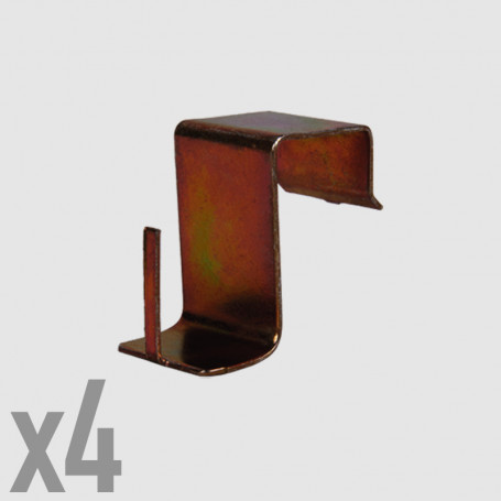 Supporti in metallo per serramenti - 4 pz