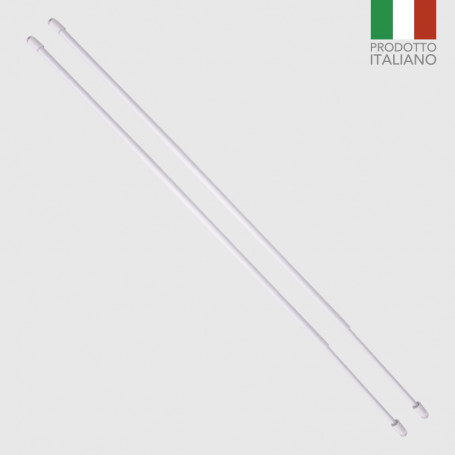 Aste tende a pressione con ventose 50/60 cm - 2 pz