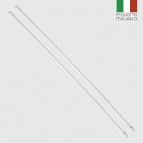 Aste tende a pressione con ventose 80/70 cm - 2 pz