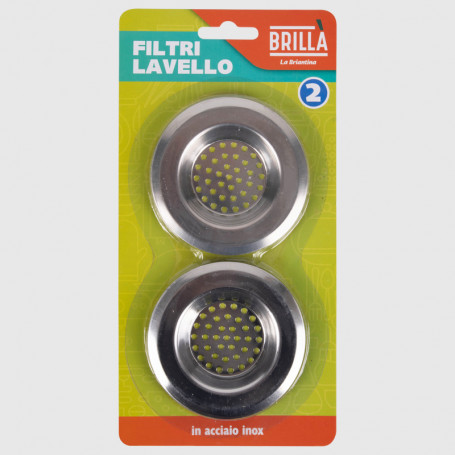Filtri lavello in acciaio - 2 pz