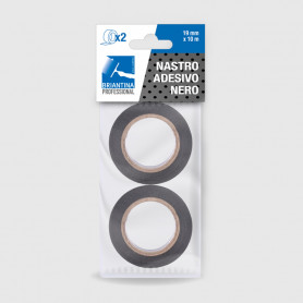Nastro adesivo nero - 2 pz
