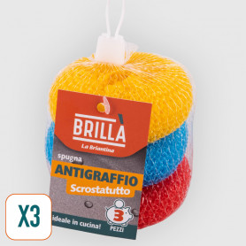 Spugna Antigraffio Scrostatutto - 3 pz
